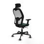 Piqueras y Crespo Chaise de Bureau avec Appui-tête Jorquera 2D036G2 Vert