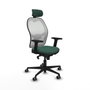 Piqueras y Crespo Chaise de Bureau avec Appui-tête Jorquera 2D036G2 Vert