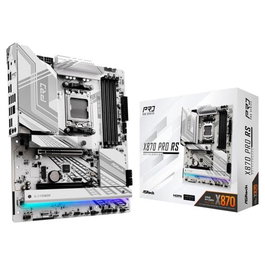 ASRock X870 Pro RS ATX, Socket AM5, AMD X870, DDR5, Blanc