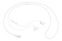 Samsung Écouteurs AKG USB-C EO-IC100BWEGEU Blanc