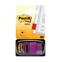 3M Post-it 680-8 Index-Streifen avec distributeur, lila