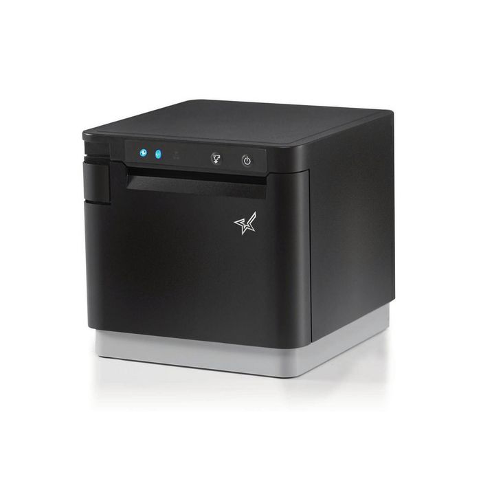 Star Micronics MCP31CBI - Imprimante thermique directe de tickets mPOS 58/80mm, 400mm/s, Bluetooth, USB-C, Ethernet, CloudPRNT Next, Noir, Version UE/Royaume-Uni