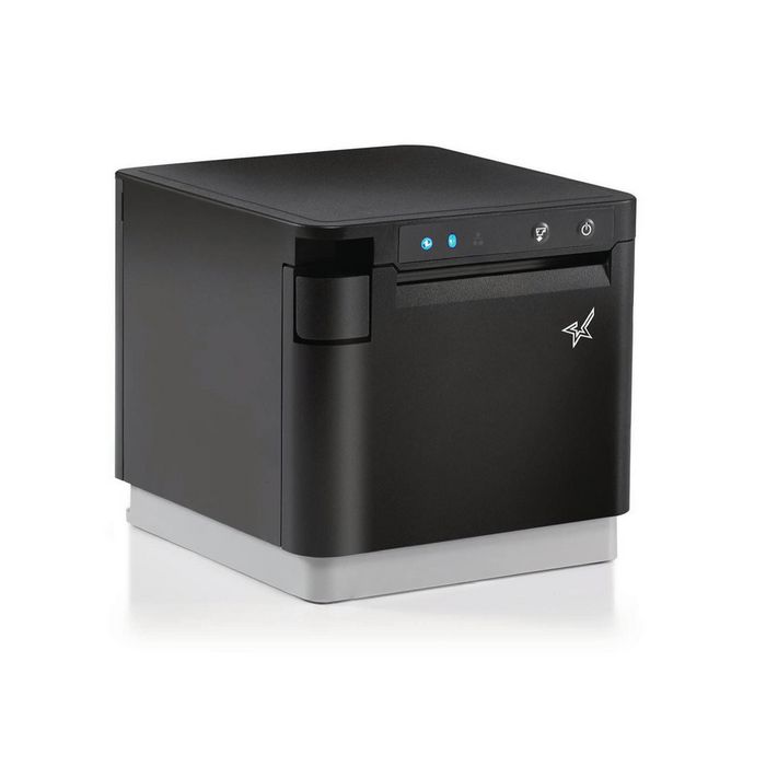 Star Micronics MCP31CBI - Imprimante thermique directe de tickets mPOS 58/80mm, 400mm/s, Bluetooth, USB-C, Ethernet, CloudPRNT Next, Noir, Version UE/Royaume-Uni