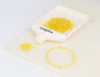 Innspiro Rocaille de verre cylindre mini aurora boreale jaune 2x2mm 100g