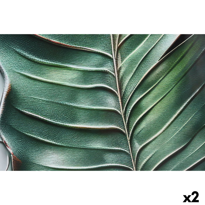 Cadre Home ESPRIT Aluminium Bois MDF 80 x 3,5 x 120 cm (2 Unités)