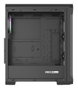 Genesis Irid 505 Boîtier PC Gaming Midi Tower Noir Verre Trempé 4 Ventilateurs ARGB 120mm