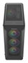 Genesis Irid 505 Boîtier PC Gaming Midi Tower Noir Verre Trempé 4 Ventilateurs ARGB 120mm