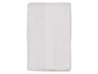 Berilo Serviette de toilette unie 70x130 cm Blanc coton polyester (Set de 12)
