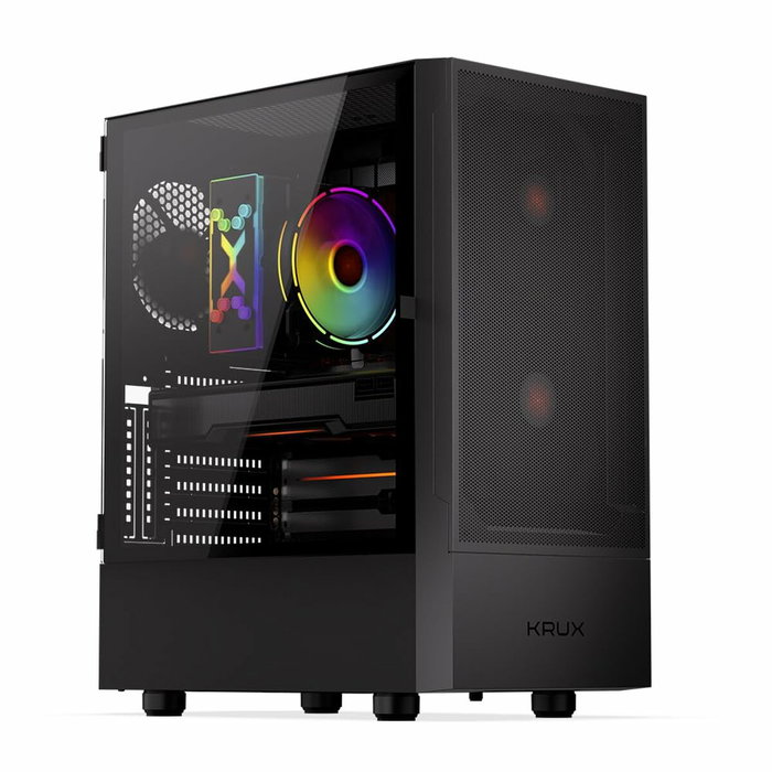 Krux KRXD007 Boîtier ATX semi-tour Noir Krux KRXD007 Boîtier ATX semi-tour Noir