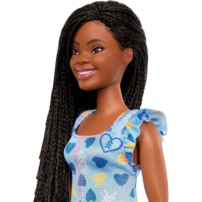 Barbie Fashionista - Poupée avec syndrome de Down, visage brun, vêtements conscients, référence HYK14 - Mattel Barbie Fashionista - Poupée avec syndrome de Down, visage brun, vêtements conscients, référence HYK14 - Mattel