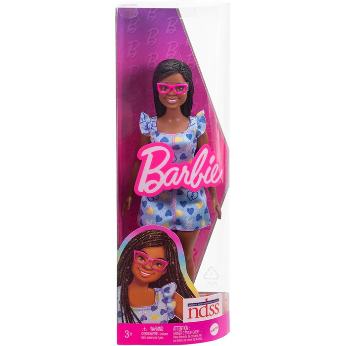 Barbie Fashionista - Poupée avec syndrome de Down, visage brun, vêtements conscients, référence HYK14 - Mattel Barbie Fashionista - Poupée avec syndrome de Down, visage brun, vêtements conscients, référence HYK14 - Mattel