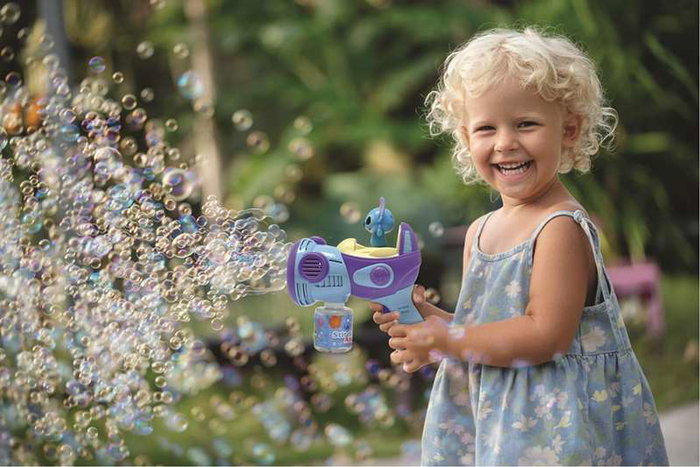 Lexibook Pistolet à bulles Stitch (5000 bulles par minute)