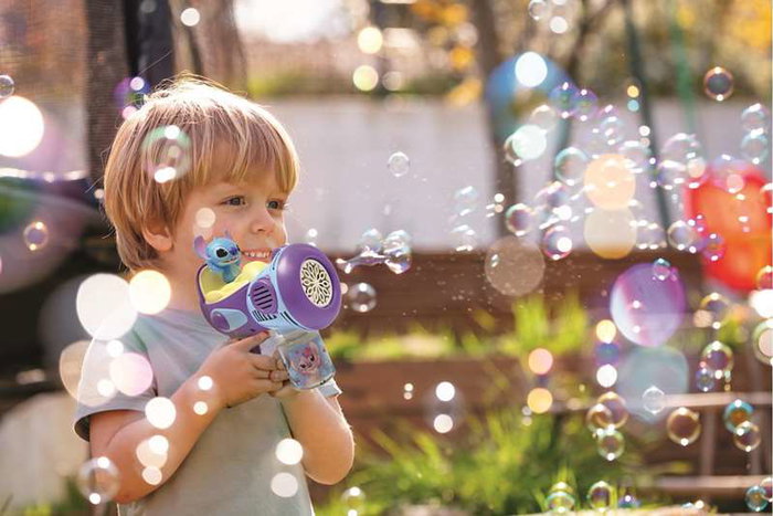 Lexibook Pistolet à bulles Stitch (5000 bulles par minute)