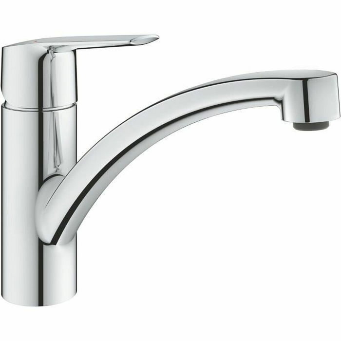 Grohe QUICKFIX Start Robinet de cuisine évier chromé avec bec bas et rotation 140° Grohe QUICKFIX Start Robinet de cuisine évier chromé avec bec bas et rotation 140°