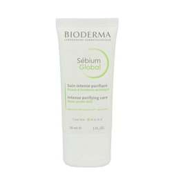 Bioderma Sébium Global Crème Visage 30 ml - Soin Hydratant et Matifiant pour Peaux Mixtes à Grases