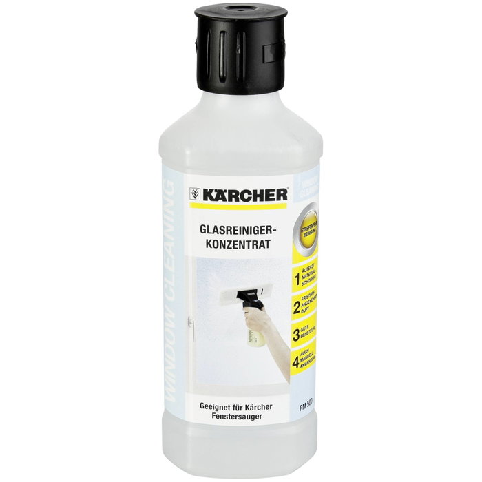 Kärcher Nettoyant pour vitres 500 ml pour série WV Kärcher Nettoyant pour vitres 500 ml pour série WV
