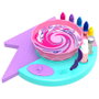 WOW GENERATION - Kit créatif de peinture et d'activités manuelles pour enfants avec mélange de couleurs, autocollants, cartes et toppers de crayon