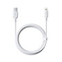 Baseus Silky Series Câble de charge USB vers Lightning 2,4A, 2 m, blanc