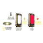 WOLFPACK LINEA PROFESIONAL Lampe torche LED solaire rechargeable 10W 750 lumens