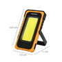 WOLFPACK LINEA PROFESIONAL Lampe torche LED solaire rechargeable 10W 750 lumens