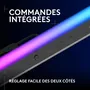 Logitech G Litra Beam LX - Éclairage pour streaming et gaming - Double projecteur LED RVB avec 16 millions de couleurs, technologie TrueSoft et contrôle Bluetooth - Noir
