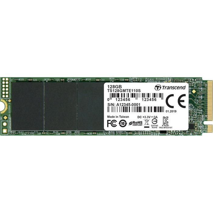 Transcend MTE110S 128 Go NVMe PCIe Gen3 x4 Transcend MTE110S 128 Go NVMe PCIe Gen3 x4