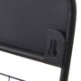 Porte-rouleaux de Cuisine Noir Naturel Fer 34 x 11 x 39 cm