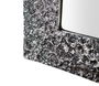 GINER Y COLOMER - Miroir avec cadre en aluminium à relief effet éclaboussures - Dimensions : 95x50 cm (verre) - Cadre 25 cm