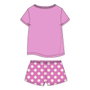 Cerdá Pijama court Minnie en jersey coton pour fille 4 ans - Rose