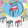 Ociotrends Mesa multijuegos 4 en 1 94x50,5x73,5 cm MDF Multilingue