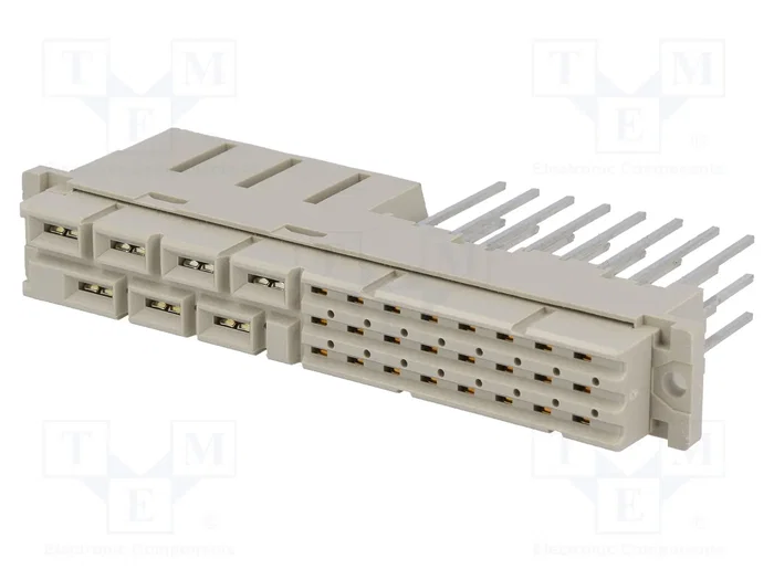 HARTING Connecteur DIN 41612 femelle droit 31 broches (7+24) HARTING Connecteur DIN 41612 femelle droit 31 broches (7+24)