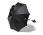 KioKids Parapluie universel avec fixation pour poussette noir - Protection UV, s'adapte à tous modèles de poussettes, inclut sac de rangement