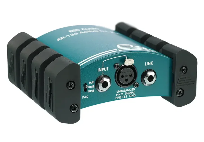 BSS AR-133 Boîte de Direct Active avec Alimentation Phantom et Commutation Automatique sur Batterie BSS AR-133 Boîte de Direct Active avec Alimentation Phantom et Commutation Automatique sur Batterie