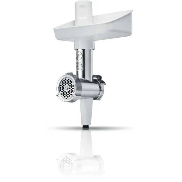 Bosch MUZS2FWW Hachoir à viande Blanc Acier satiné pour Kitchen Machine MUM Série 2 - Accessoire robot multifonction Bosch MUZS2FWW Hachoir à viande Blanc Acier satiné pour Kitchen Machine MUM Série 2 - Accessoire robot multifonction