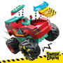 Mega Bloks - Piste Derby Monster Trucks Hng53 - Ensemble de Construction avec Camion, Rampes et Cible - Action de Démolition pour Enfants 5 Ans et Plus - Hot Wheels