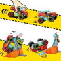 Mega Bloks - Piste Derby Monster Trucks Hng53 - Ensemble de Construction avec Camion, Rampes et Cible - Action de Démolition pour Enfants 5 Ans et Plus - Hot Wheels