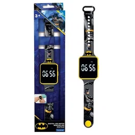 Lexibook Montre LED Connectée Batman pour Enfants - Bracelet Ajustable