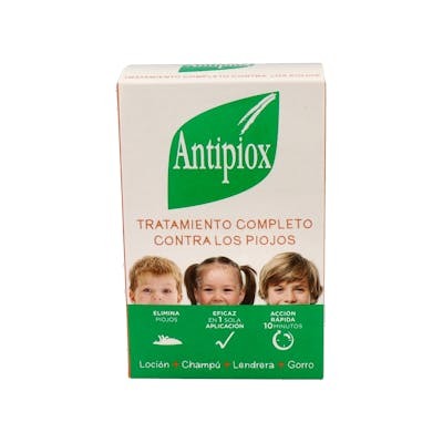 ANTIPIOX Pack Lotion + Shampooing + Peigne à lentes – Traitement anti-poux ANTIPIOX Pack Lotion + Shampooing + Peigne à lentes – Traitement anti-poux