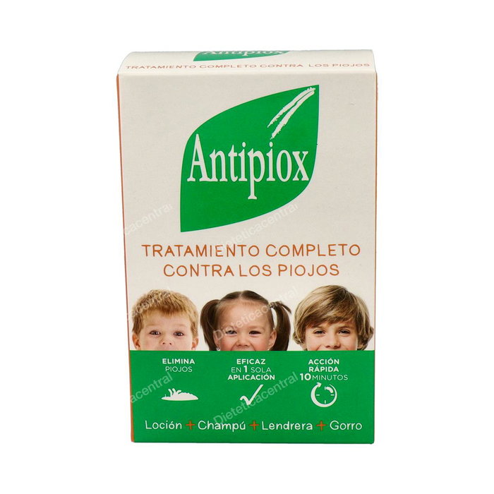 ANTIPIOX Pack Lotion + Shampooing + Peigne à lentes – Traitement anti-poux ANTIPIOX Pack Lotion + Shampooing + Peigne à lentes – Traitement anti-poux
