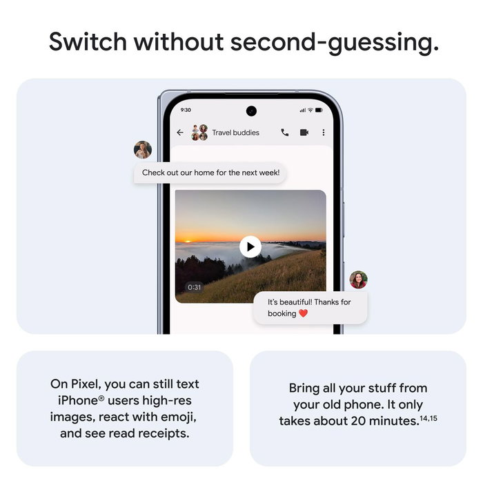 Smartphone Google Pixel 10 Pro Fold 256 GB