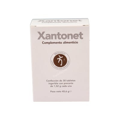 Bromatech Xantonet 30 comprimés complément alimentaire transit intestinal et système digestif Bromatech Xantonet 30 comprimés complément alimentaire transit intestinal et système digestif