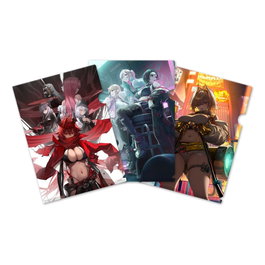 Goddess of Victory: Nikke set 3 pochettes transparentes