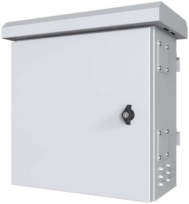 Lanview Mini Classic Armoire CCTV montée sur poteau pour 4 caméras Lanview Mini Classic Armoire CCTV montée sur poteau pour 4 caméras