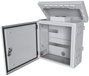 Lanview Mini Classic Armoire CCTV montée sur poteau pour 4 caméras