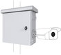 Lanview Mini Classic Armoire CCTV montée sur poteau pour 4 caméras