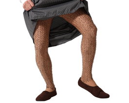 Atosa Pantys avec motif de poils réalistes