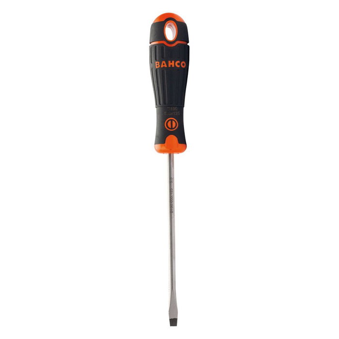 Bahco Bahcofit Tournevis à lame plate 0,8x4x125 mm avec poignée caoutchouc