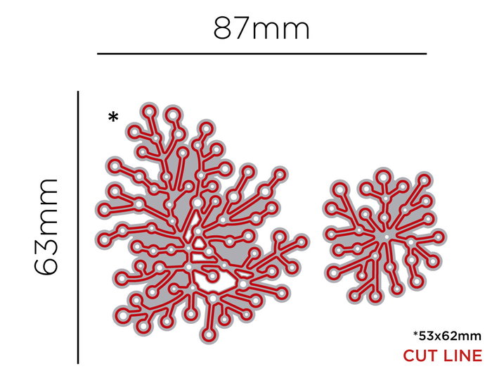 Misskuty Emporte-pièces fins ZAG Fleurs et Plantes (lot de 2) Misskuty Emporte-pièces fins ZAG Fleurs et Plantes (lot de 2)