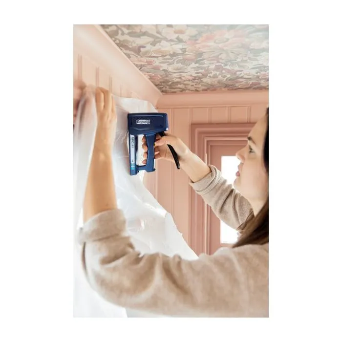 Rapid - RPC140 - Agrafeuse manuelle 140/6-16 mm Powercurve pour isolants, films et bâches - Kit avec 860 agrafes 140/8 mm