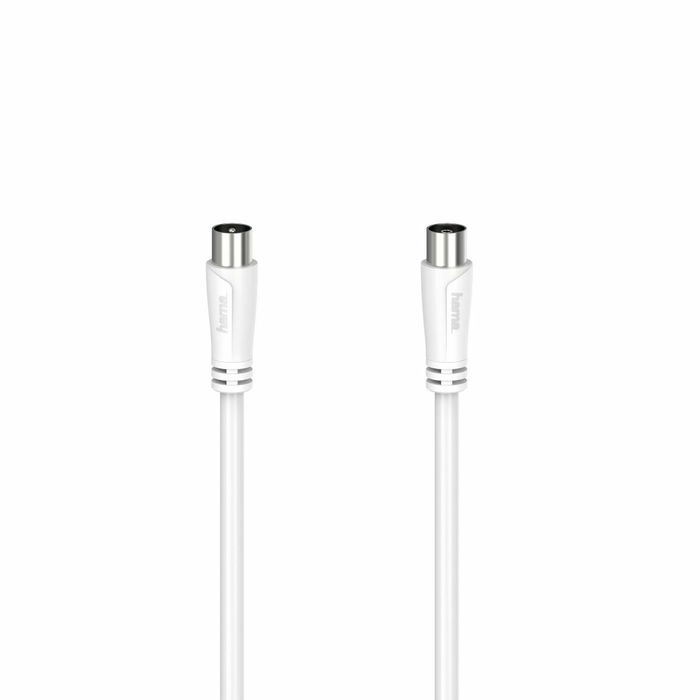 Câble Coaxial Antenne TV Hama 00205047 Blanc 5 m
